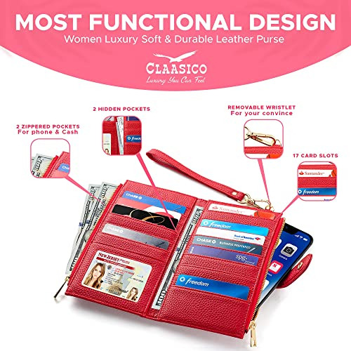 Cartera Y Soporte Para Teléfono Rfid Para Mujer | Multi Cred