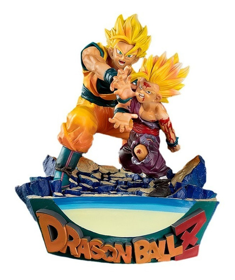 Diorama De Dragon Ball Goku Gohan Kamehameha | MercadoLibre ????