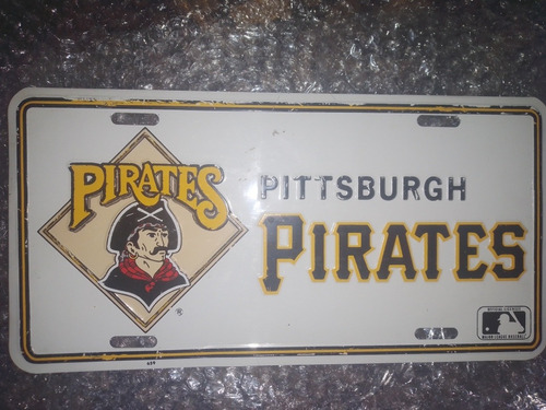 Placa Decorativa  De Los Piratas De Pittsburgh Beisbol 