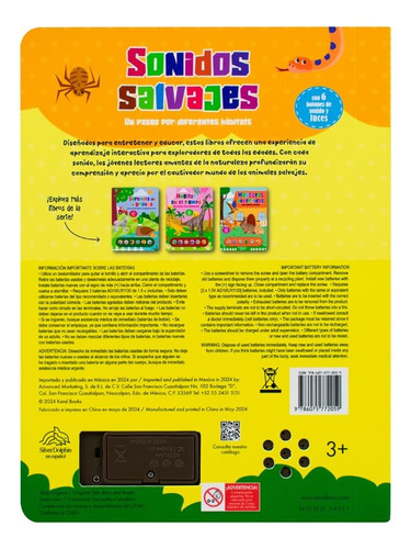 Libro De Luces Y Sonido: Light Up: Sonidos Salvajes