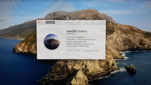 iMac 21,5 2012 2,7 Ghz I5