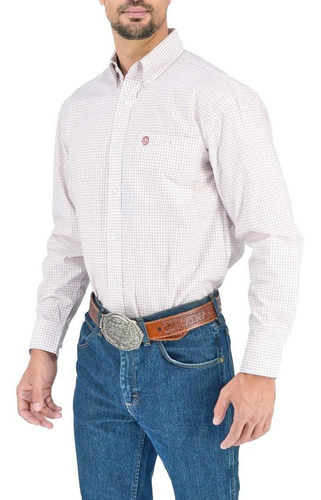 Imagen 3 de 6 de Camisa Vaquera Wrangler Hombre Western M 722