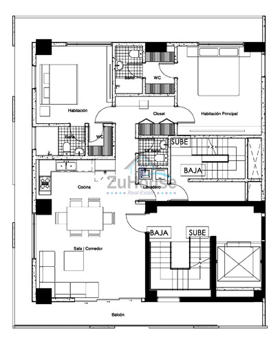 Apartamento En Venta En Planos En Torre En La Esmeralda, Santiago Wpa106