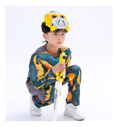 Fwefww Disfraz De Cosplay Transformers Bumblebee Halloween N