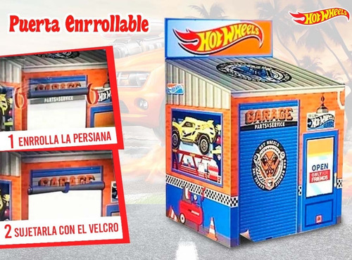 Imagen 3 de 10 de Carpa Casa Juego Nene Auto Garage Hot Wheels Mecanico Niño