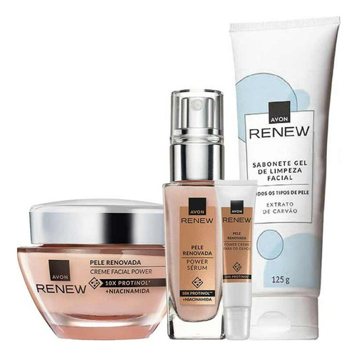 Kit Completo Renew Power Pele Renovada 4 Itens