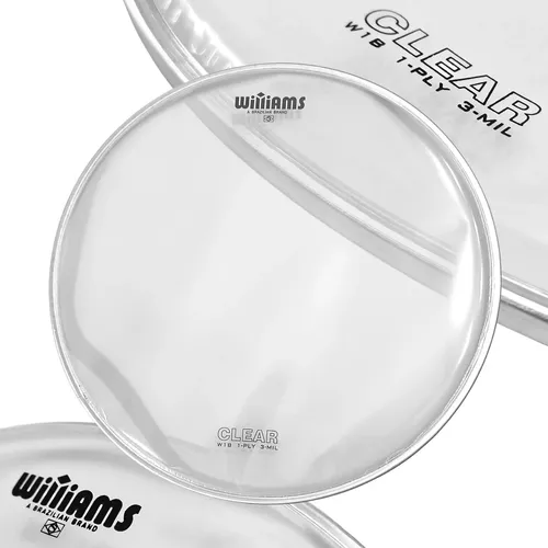 Pele Williams W1b Clear Para Bateria 10'' Resposta Rápida