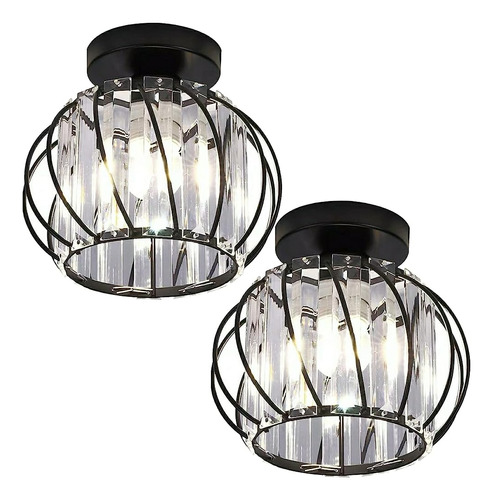 ~? 2 Pack Semi Flush Mount Led Lámparas De Techo Luces De Te