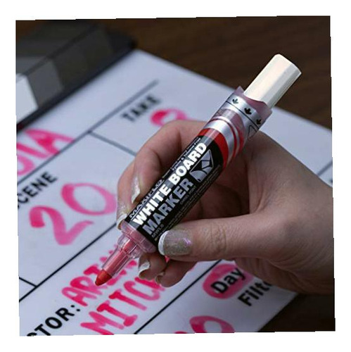 Marcador de quadro branco Pentel MWL6-b Maxiflo, tinta vermelha