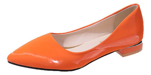 Zapatos Transpirables Con Punta Puntiaguda Para Mujer, Color