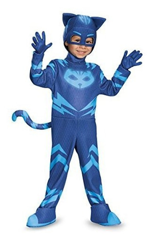 Disfraz Catboy Deluxe Toddler Pj Masks Costume, Medium