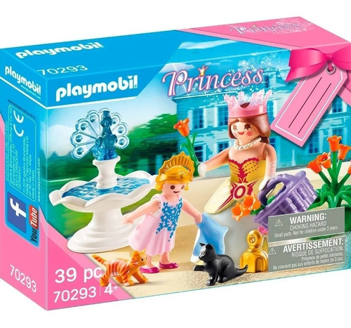 Playmobil Conjunto Set De Reina Y Princesa Con Mascota 70293