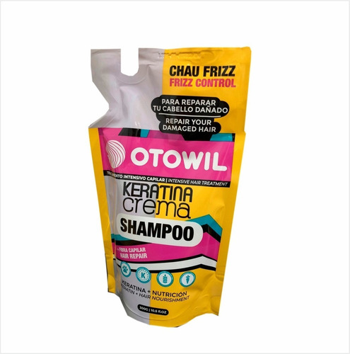 Imagen 2 de 5 de Doypack Shampoo Keratina Otowil X250g