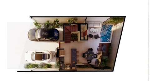 Town House En Venta Villa Avalon En Temozon Norte, Mérida