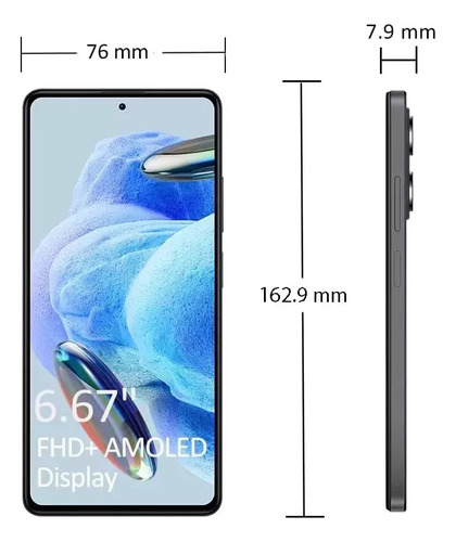 Xiaomi Redmi Note 12 Pro 5g Dual Sim 128 Gb Azul 6gb Ramwhit