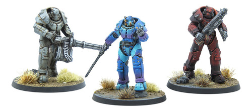 Miniaturas Modiphius Fallout Wasteland Warfare X-01 Power Ar