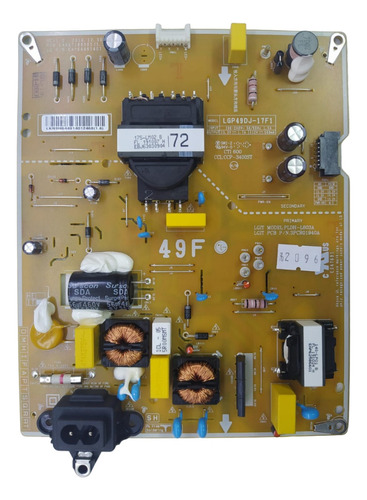 Placa Fuente LG Eax67189301 (1.5) Para 49lj5500nueva!