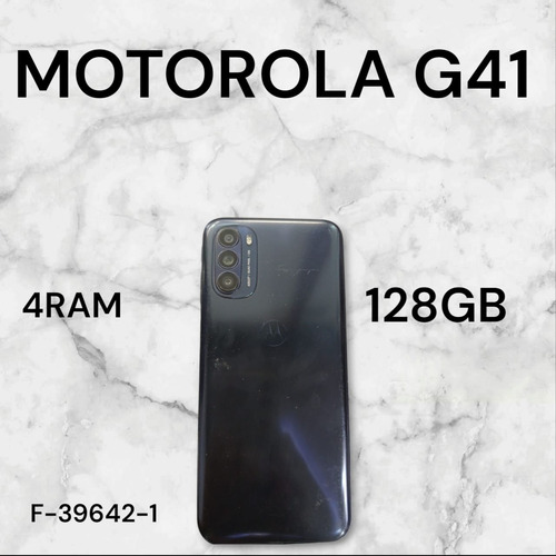 Moto G41 Dual Sim 128 Gb Negro Onix 4 Gb Ram (Usado)
