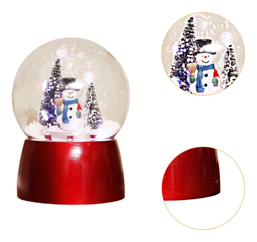 Decoración De Bola De Nieve, Luz De Noche, Colección