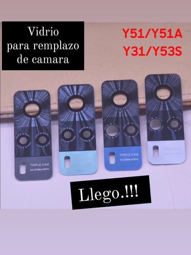 Vidrio De Remplazo Camara, Para Vivo Y 31/y51/y51a/y53s,orig