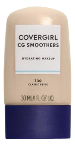 Base de maquillaje líquida CoverGirl Smoothers Liquid Makeup Hydrating Makeup tono 730 beige - 30mL 35g