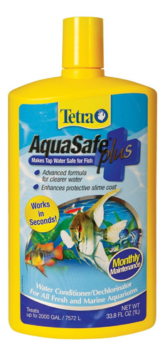 Tetra Aquasafe Plus, Tratamiento De Agua, Amarillo