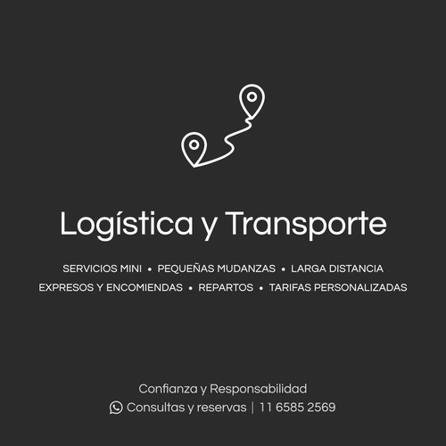 Imagen 3 de 3 de Logística Y Transporte - Mini Flete Minifletes - Económicos