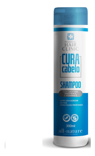Shampoo Cura Cabelo Hair Clinic - All Nature 300ml