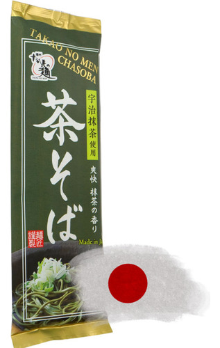 Fideo Soba De Té Matcha 200g, Marca Takao Seifun Seimen