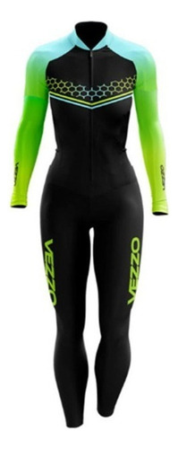 11 Vezzo Bike Jersey - Mono De Manga Larga Para Mujer