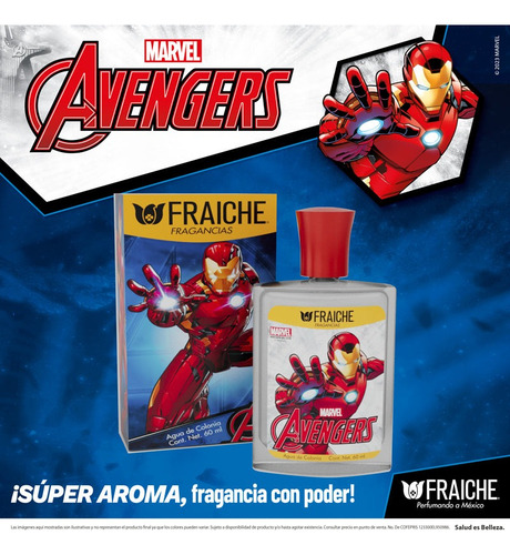 Fraiche 2 Perfumes De 60ml De Personajes Para Niño