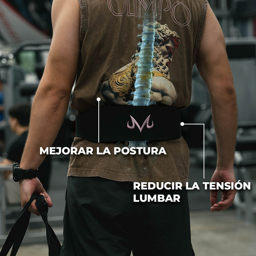 Faja Cinto Cinturón Gym Hebilla Fresafit Gamuza Cafe