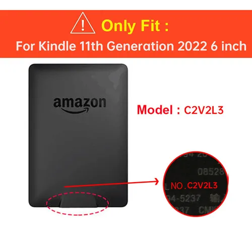 Funda Para Kindle 11ª Generación C2v2l3 2022 (6 Pulgadas)