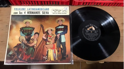 Los 4 Hermanos Silva Folklore Latinoamericano Disco Lp Vinil
