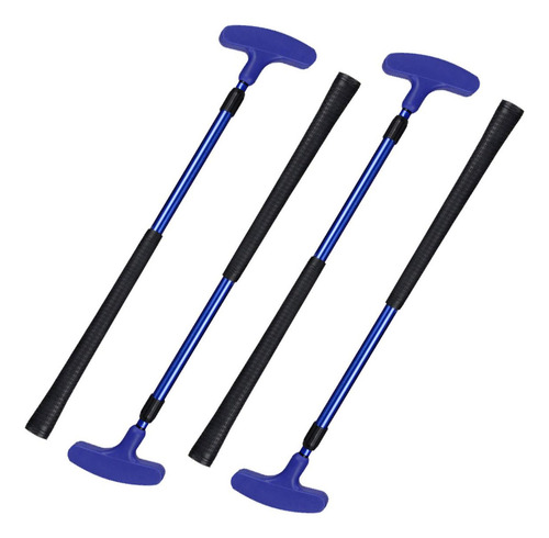Palos De Minigolf Con Agarre Firme, Mxvpb-004, 4 Pzas, Azul