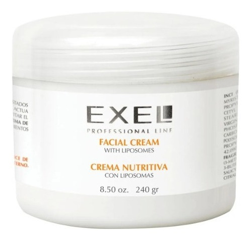 Crema Nutritiva Con Liposomas Exel X 240 Gr.