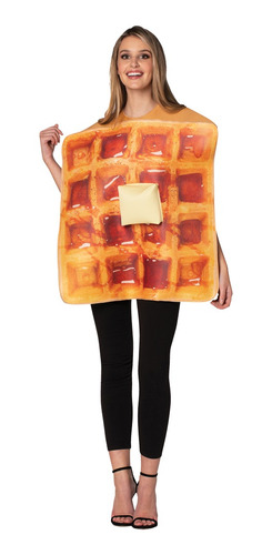 Disfraz Talla Única Para Adulto De Waffle Para Halloween