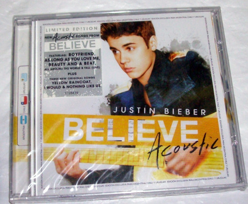 Justin Bieber - Belive Acoustic / Cd Original Nuevolsellado