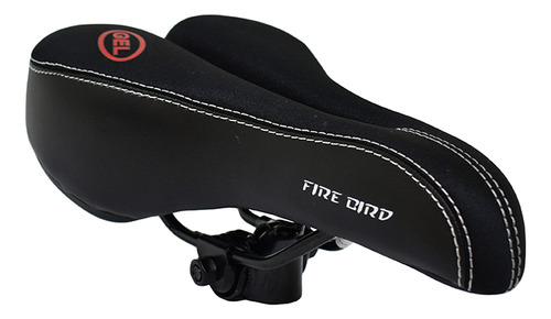 Asiento Mtb Fire Bird Antiprostatico Con Gel Negro