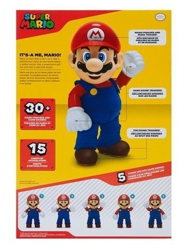 Mario Bros Its Me Figura Con Sonido Jakks Pacific Nintendo