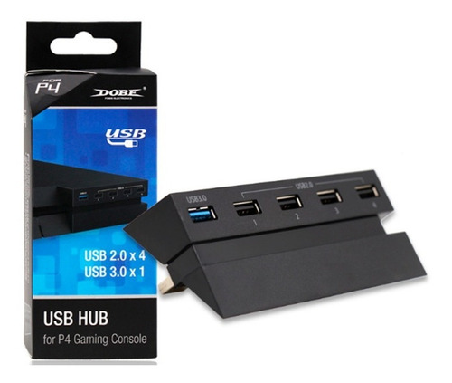 Imagen 1 de 8 de Multiplicador Hub Usb Ps4 Fat Dobe 5 Puertos Tp4-006