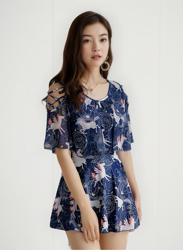 Nuevo Conjunto De Traje De Baño De Una Pieza De Dos Piezas