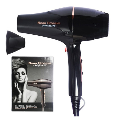 Babyliss Italo Rose Gold Secador De Pelo Profesional 2000w