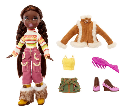 Bratz Muñeca De Moda Felicia 2 Conjuntos de ropa