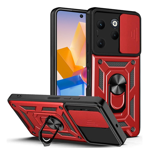 Z For Infinix Hot 40 Pro Sliding Cover Hard Stand Armor Case