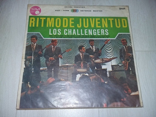 Lp Vinilo Disco Acetato Los Challengers. Ritmo De Juventud