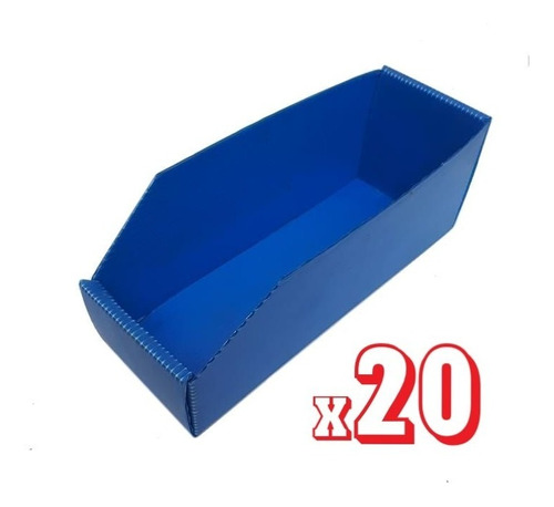 Caja Repuestera Plastica Corrugado   (30x11 X 11) Pack X 20