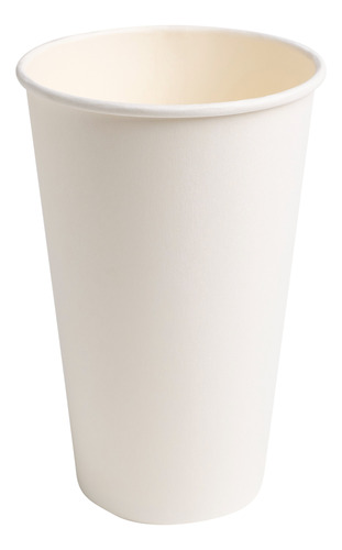 Vaso Papel Blanco Bebida Caliente 16 Oz Con 1,000 Piezas