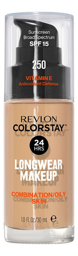 Base de maquillaje líquida Revlon ColorStay Combination Oily ColorStay Make Up tono 250 fresh beige - 29mL 0.1kg