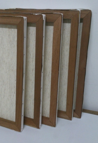 Imagen 3 de 4 de Telas Lienzos Para Pintar Al Oleo Bastidor 30 X 40 Cm